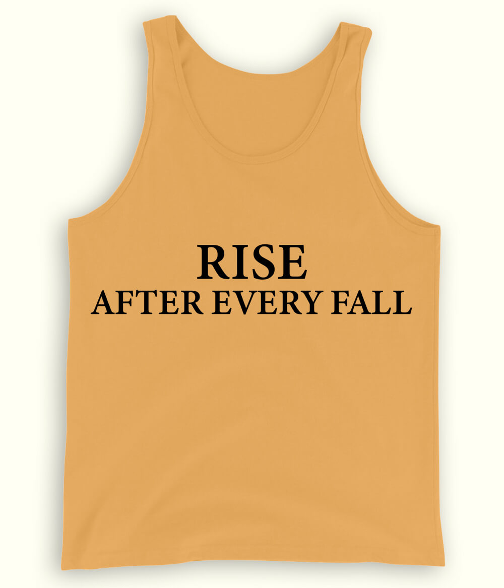 Yellow Rise after every Fall Tanktop (Unisex)