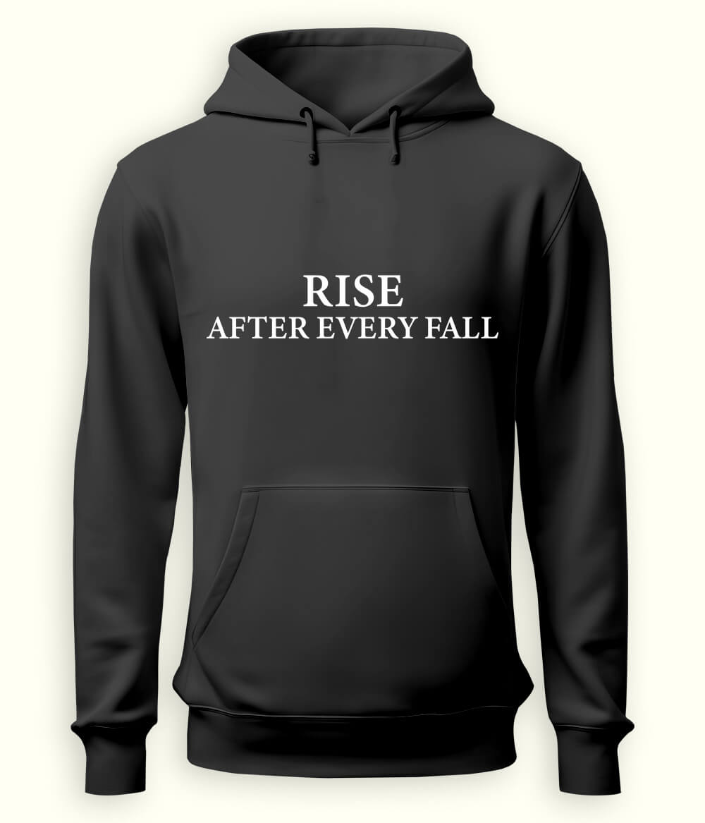 Charcoal Grey Rise & Fall Hoodie (Unisex)