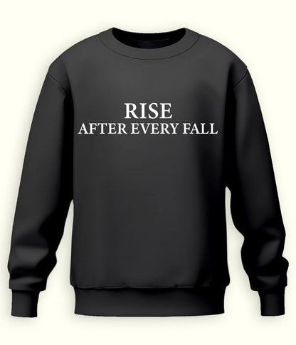 Charcoal Grey Rise and Fall Sweatshirt (Unisex)