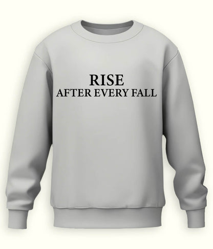 Heather Grey Rise and Fall Sweatshirt (Unisex)