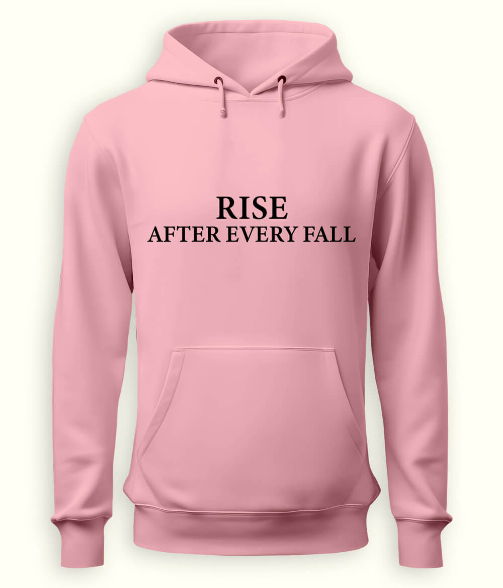 Light Pink Rise & Fall Hoodie (Unisex)