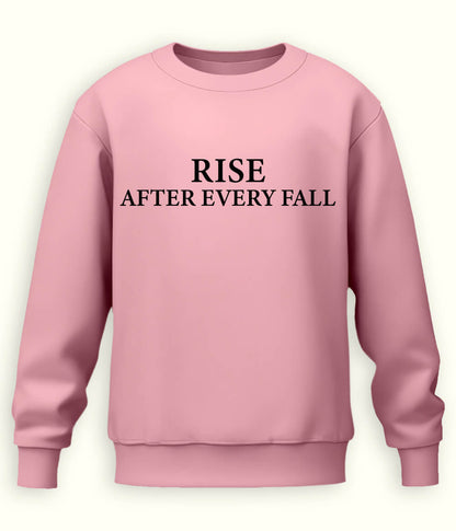Light Pink Rise and Fall Sweatshirt (Unisex)
