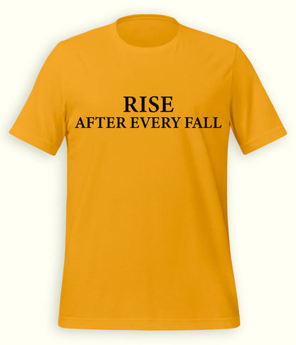 Mustard Rise and Fall T-Shirt (Unisex)