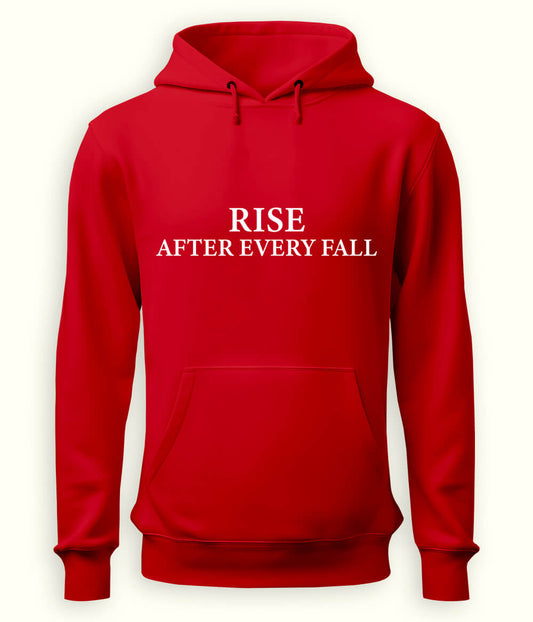 Red Rise & Fall Hoodie (Unisex)