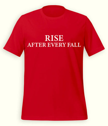 Red Rise and Fall T-Shirt (Unisex)