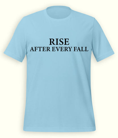 Sky Blue Rise and Fall T-Shirt (Unisex)