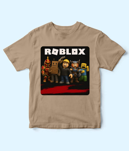 Roblox Beige T-Shirt for Kids