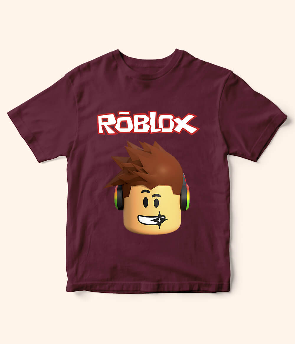 Roblox Shirt For Kids Roblox Maroon Shirt For Kids 