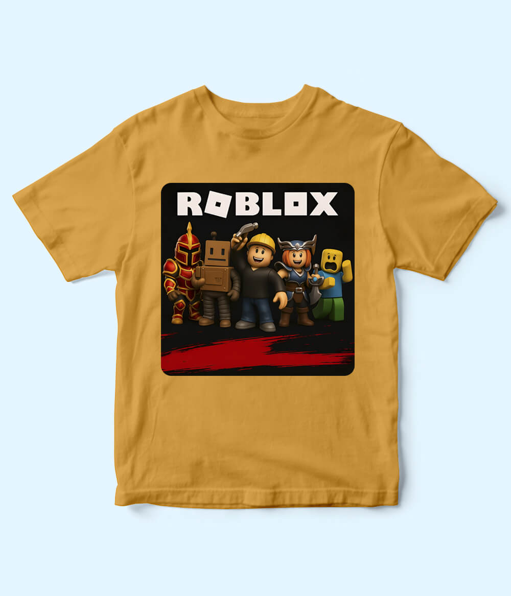 Roblox T Shirt For Kids Roblox Mastard T Shirt For Kids 