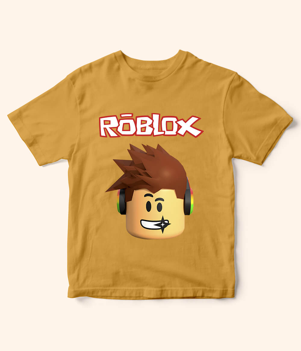 Roblox Shirt For Kids Roblox Yellow Shirt For Kids 
