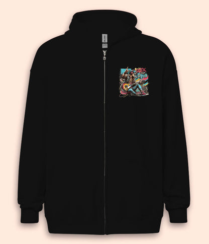 Rock On Zipper Hoodie