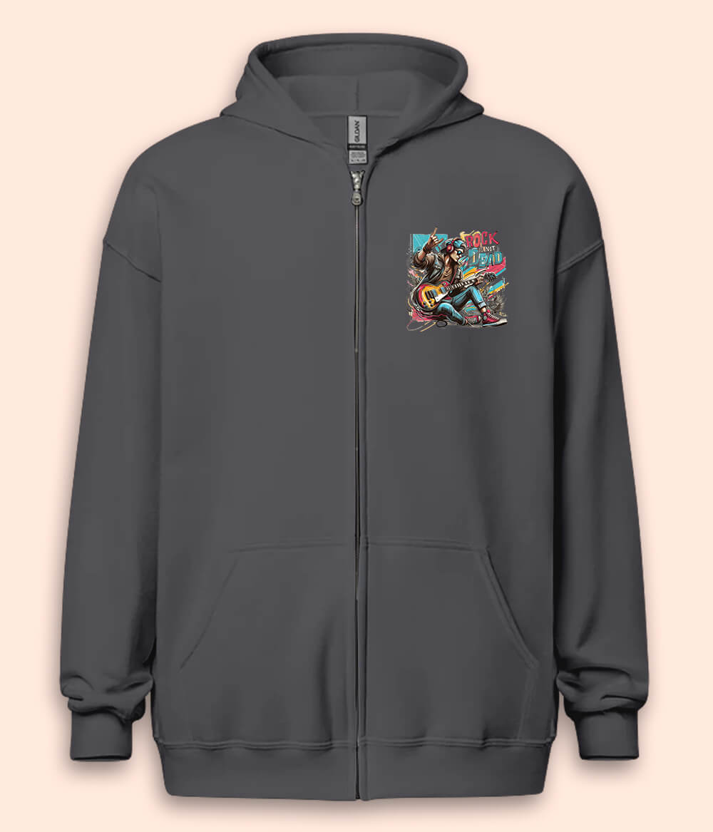 Rock On Zipper Hoodie