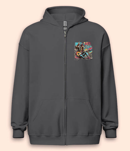 Rock On Zipper Hoodie