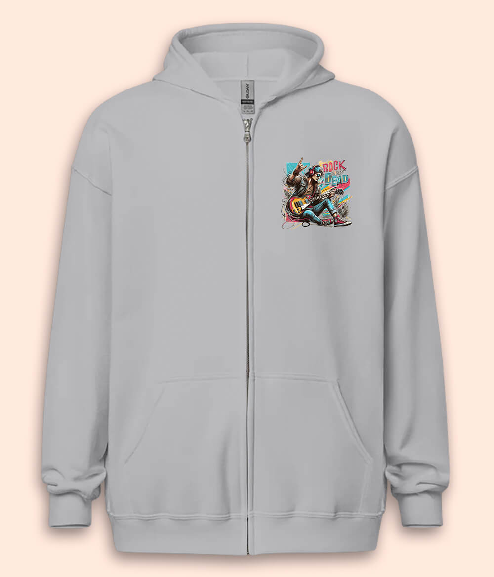 Rock On Zipper Hoodie