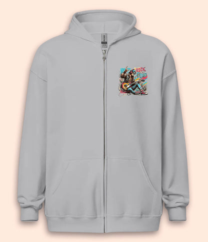 Rock On Zipper Hoodie