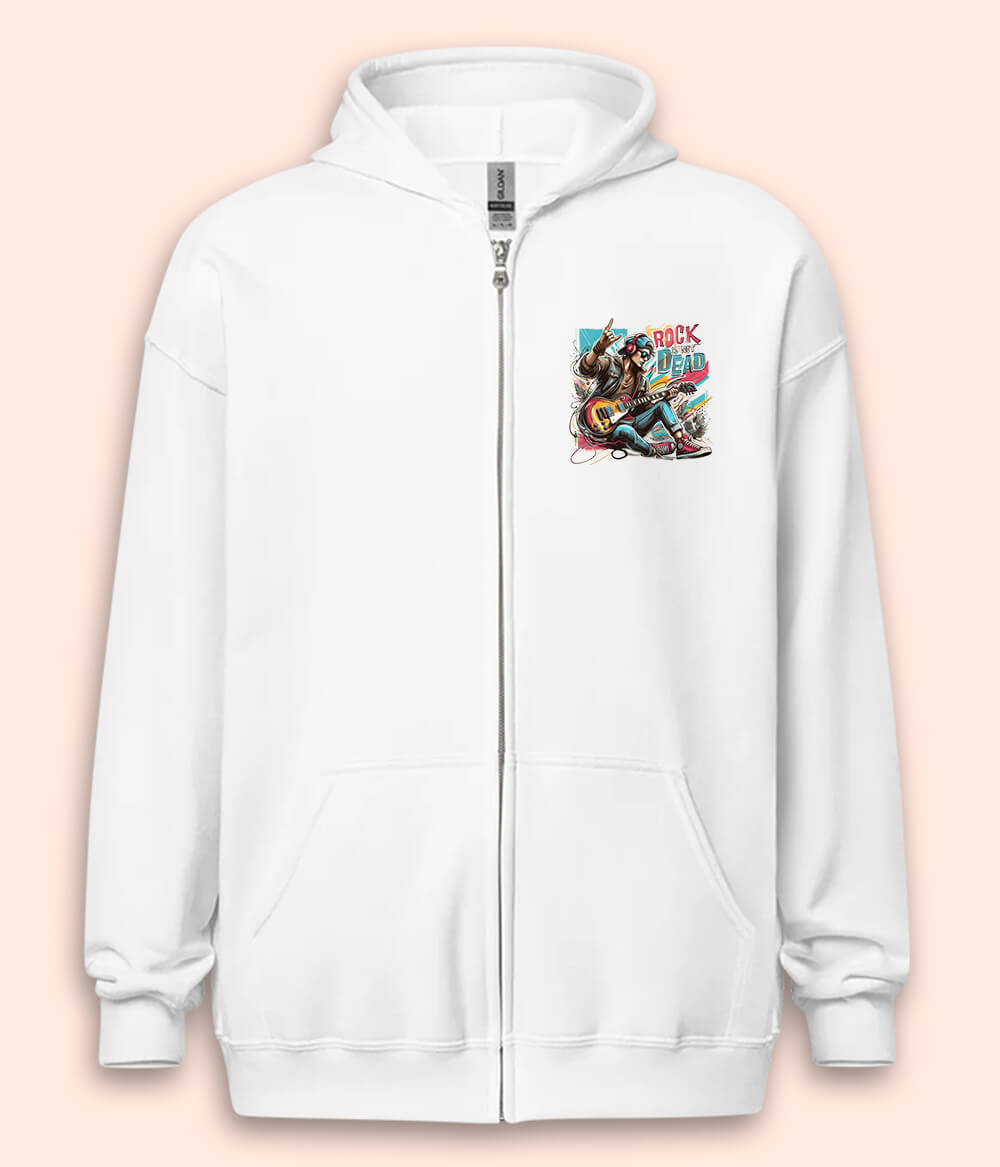 Rock On Zipper Hoodie