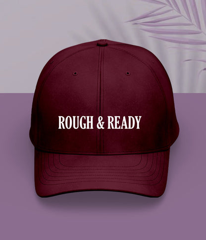 Maroon Rough and Ready Cap
