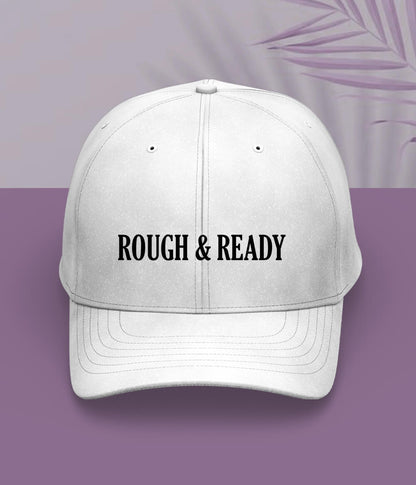 White Rough and Ready Cap