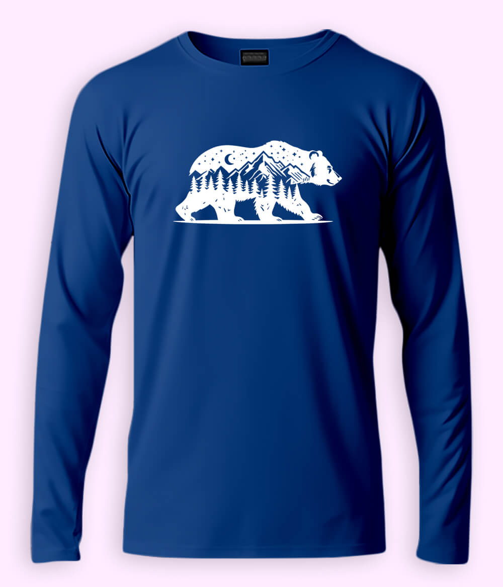 Nature Bear Long Sleeve T-Shirt