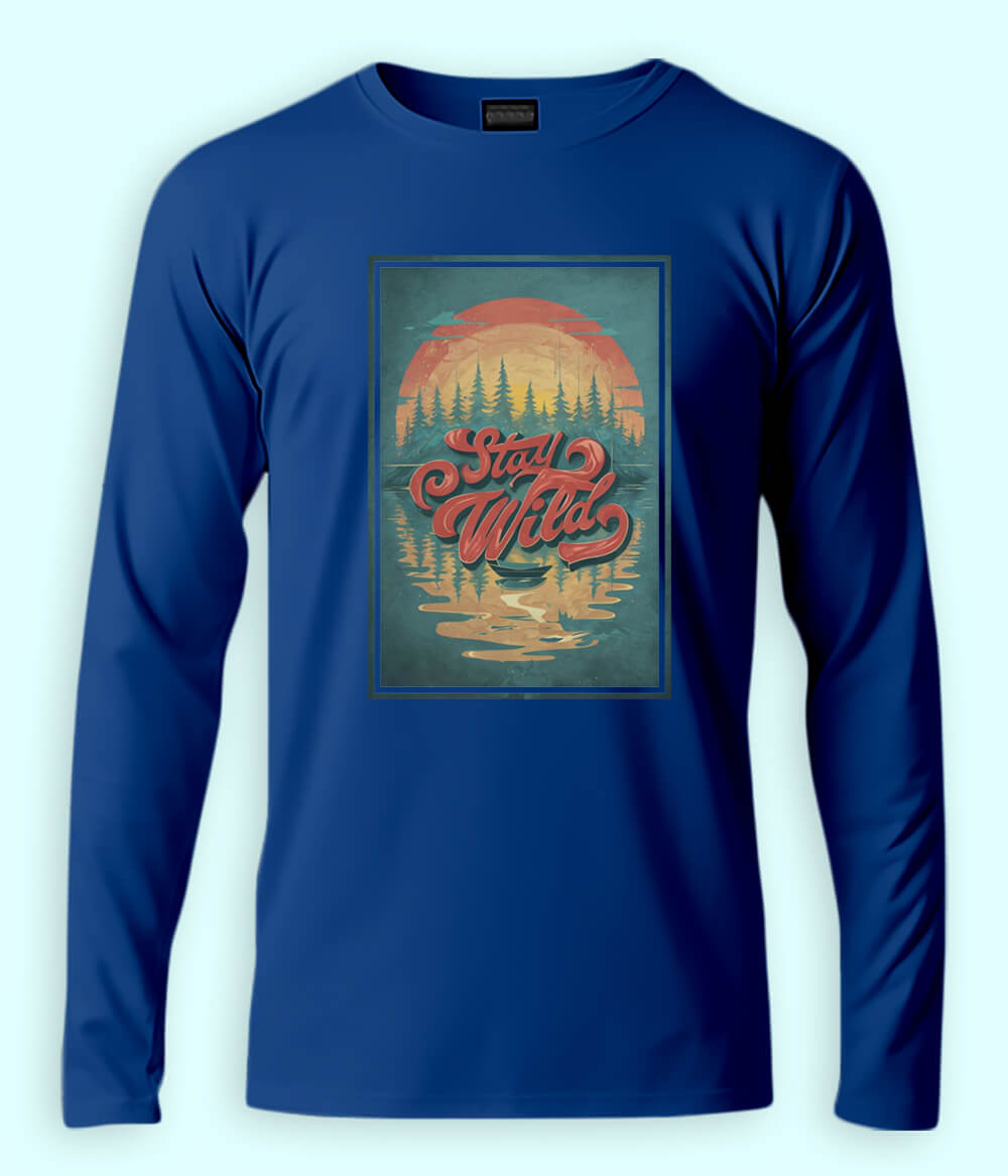 Wilderness Winter Long Sleeve T-Shirt (Unisex)