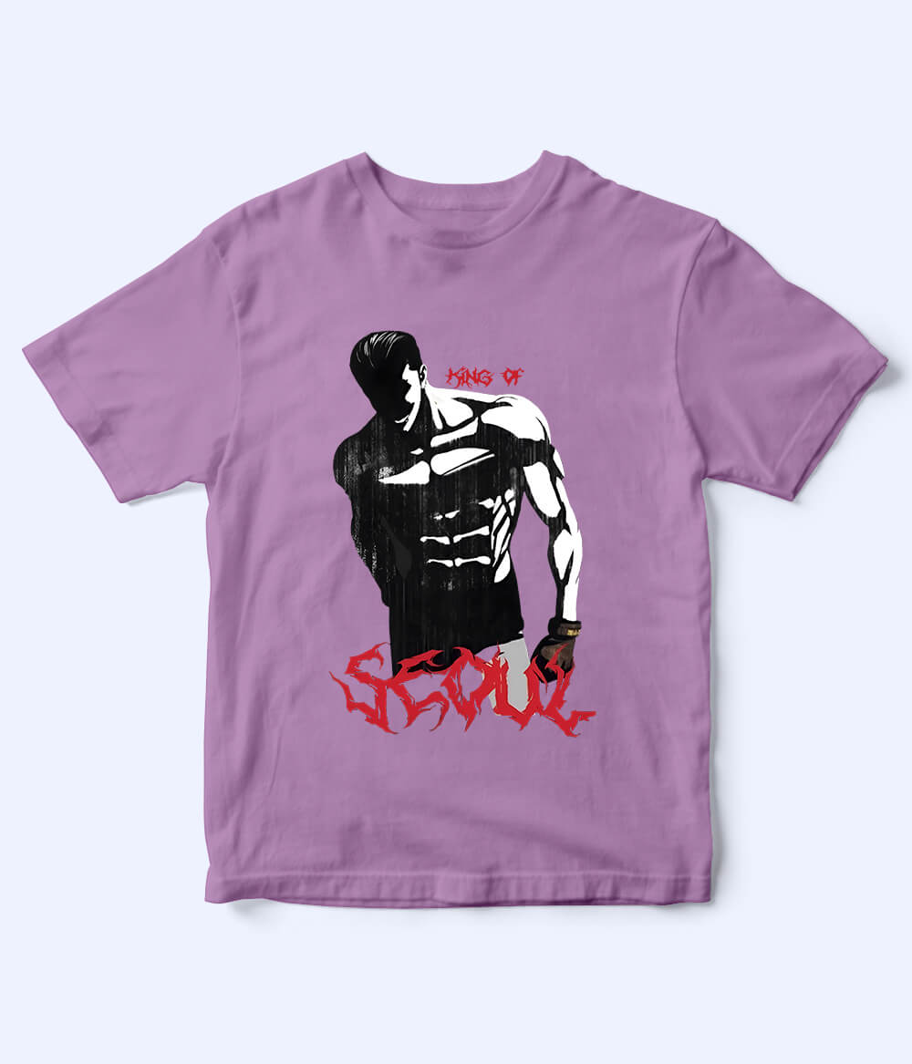 Purple SEOUL Kid T-Shirt