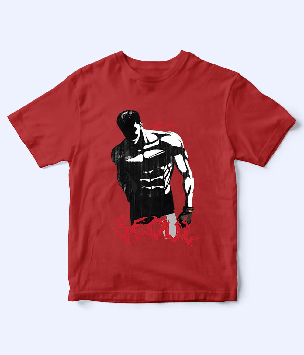 Red SEOUL Kid T-Shirt