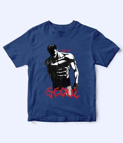 Royal Blue SEOUL Kid T-Shirt