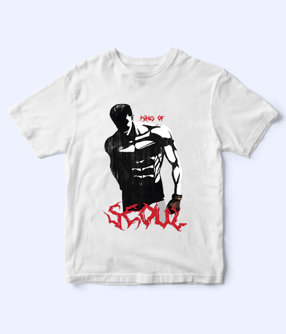 White SEOUL Kid T-Shirt