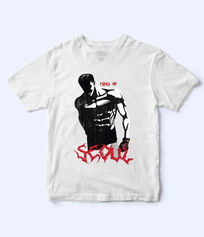 White SEOUL Kid T-Shirt