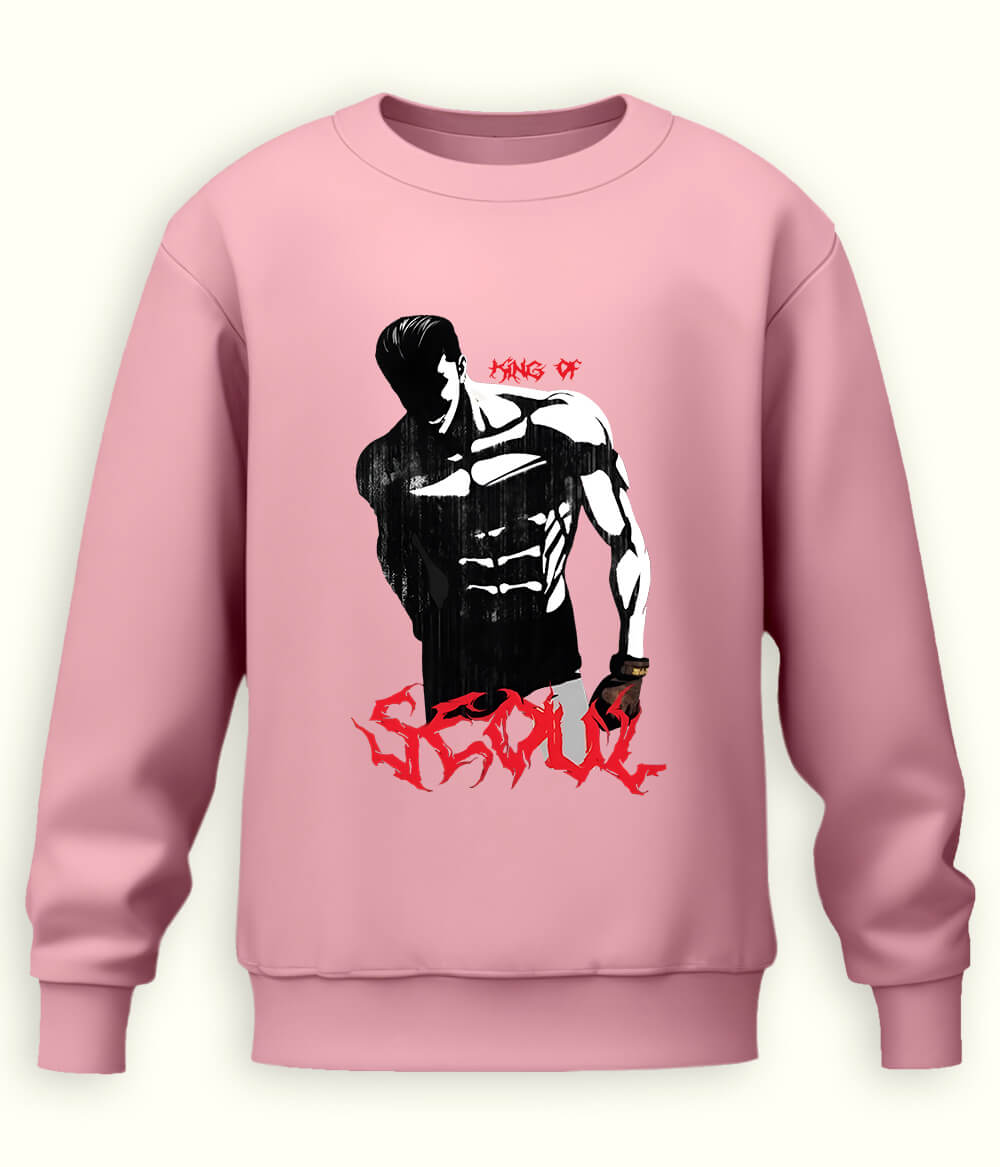 Light Pink SEOUL Lookism Sweatshirt