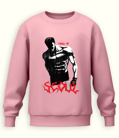 Light Pink SEOUL Lookism Sweatshirt