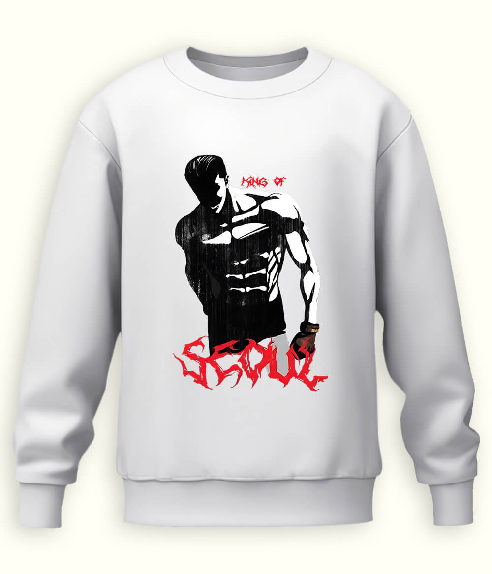 White SEOUL Lookism Sweatshirt