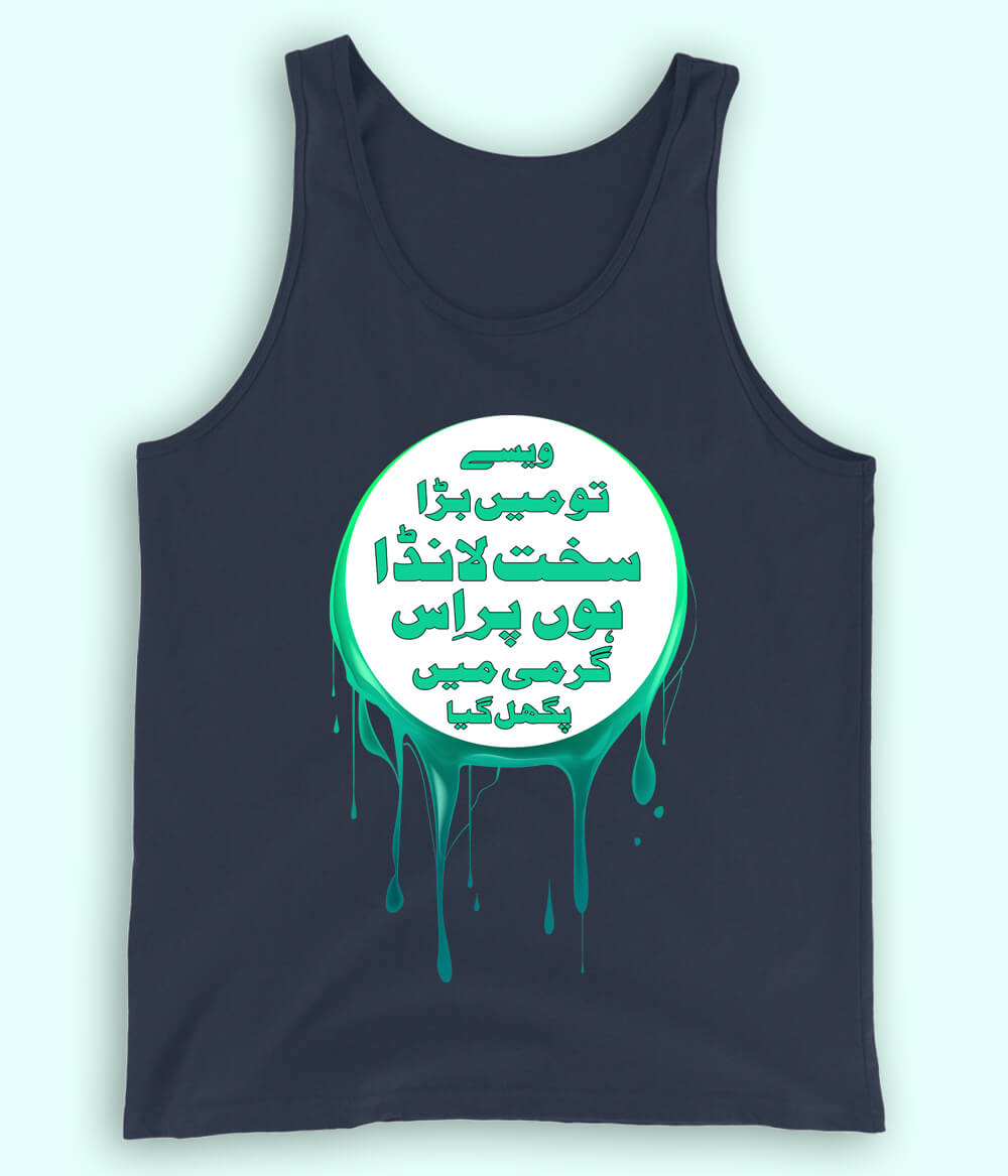 Navy Sakht Launda Tanktop (Unisex)