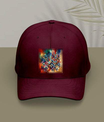 Maroon Sindhi Cap