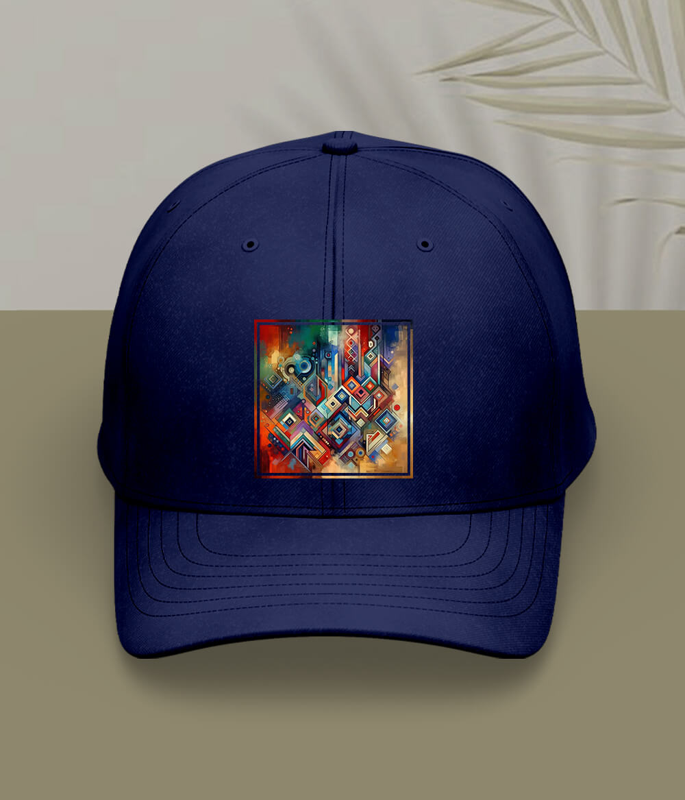 Navy Blue Sindhi Cap