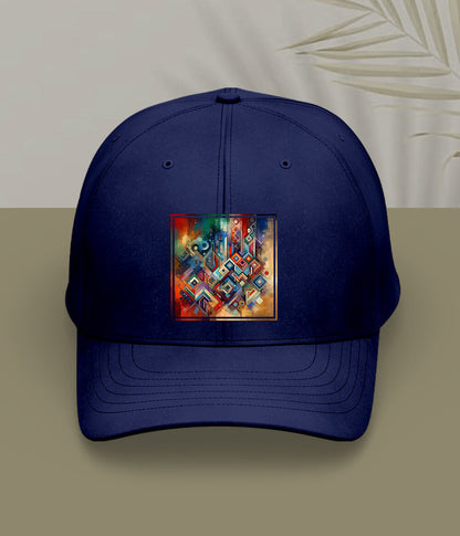 Navy Blue Sindhi Cap