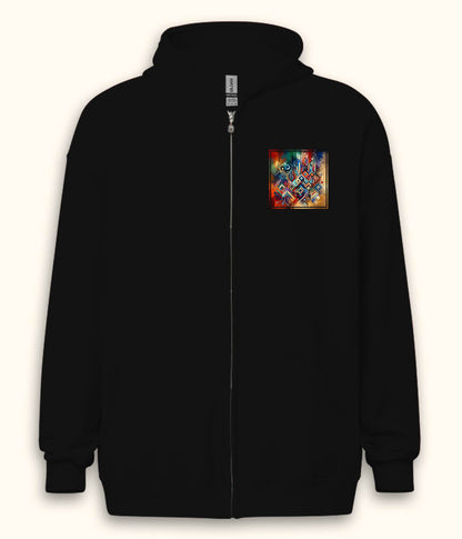 Sindhi Zipper Hoodie (Unisex)