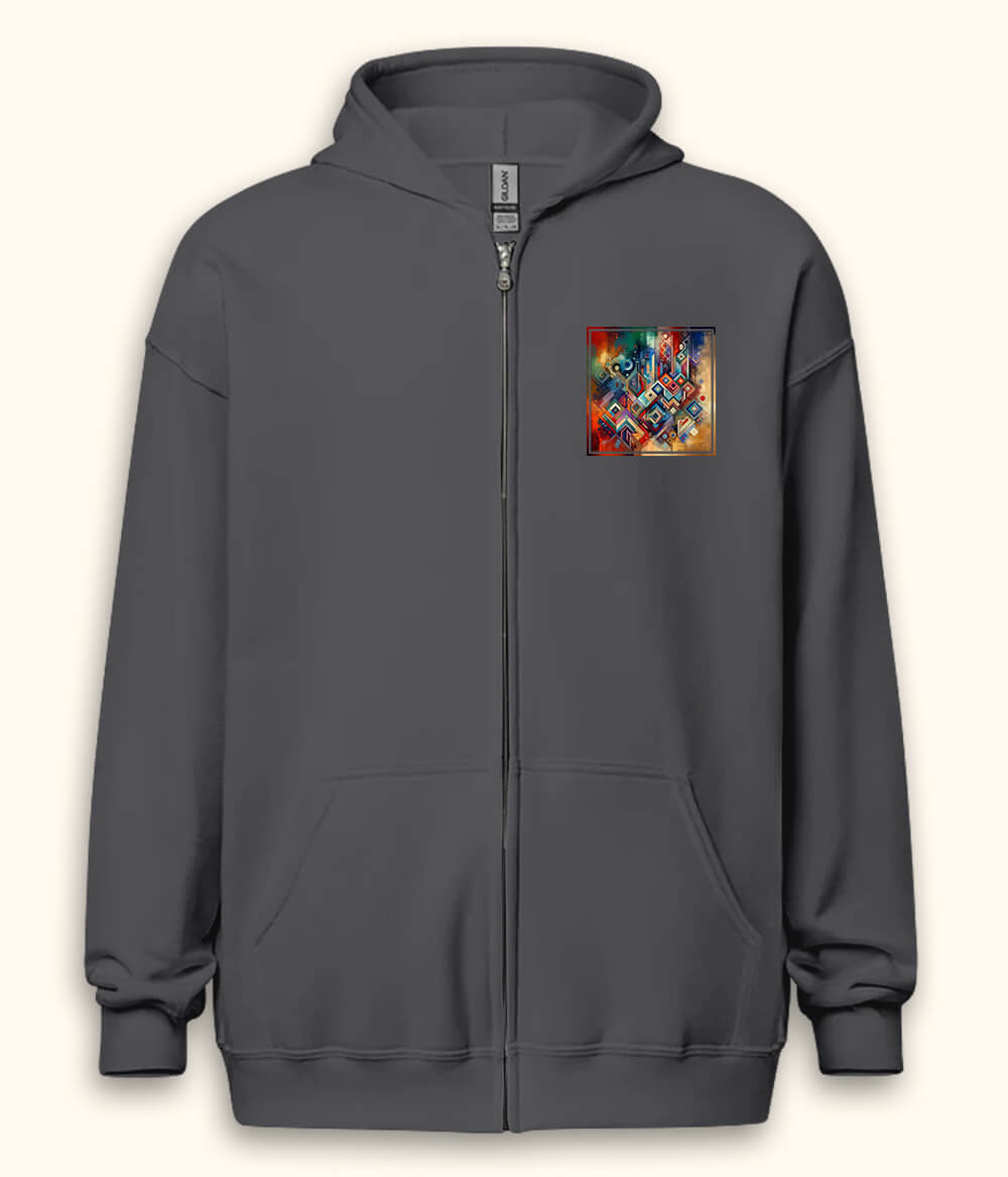 Sindhi Zipper Hoodie (Unisex)
