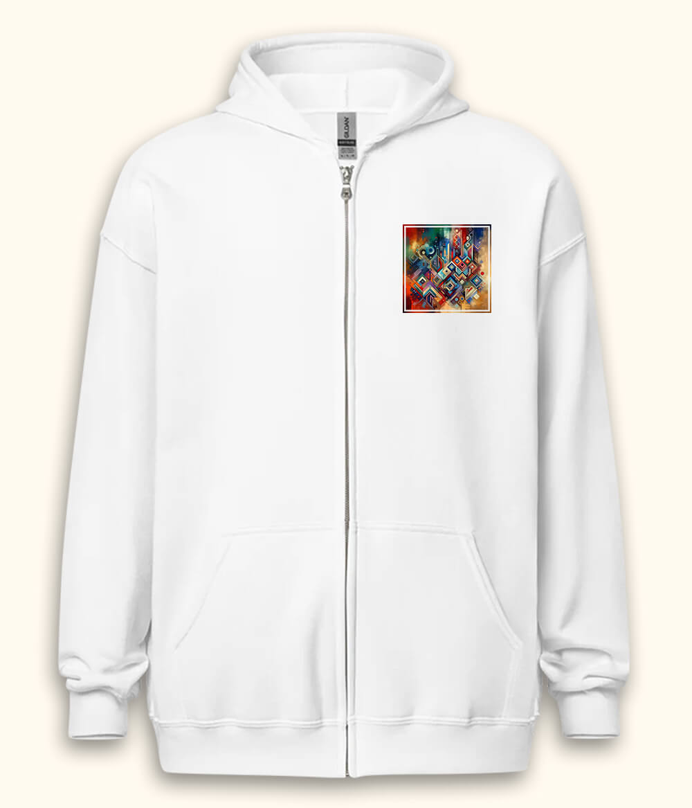 Sindhi Zipper Hoodie (Unisex)