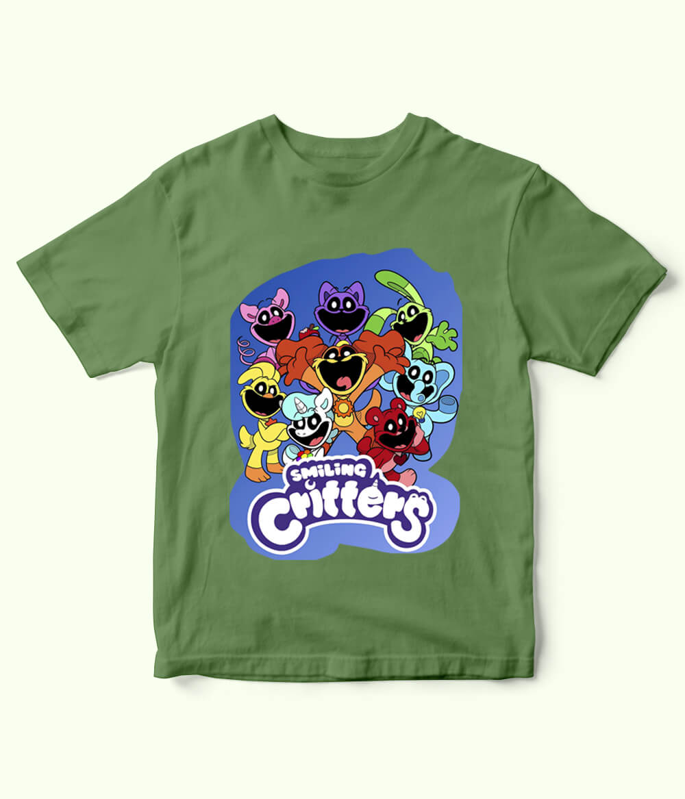 Smiling Critters Shirt for Kids