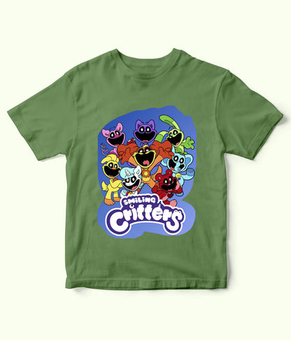 Smiling Critters Shirt for Kids