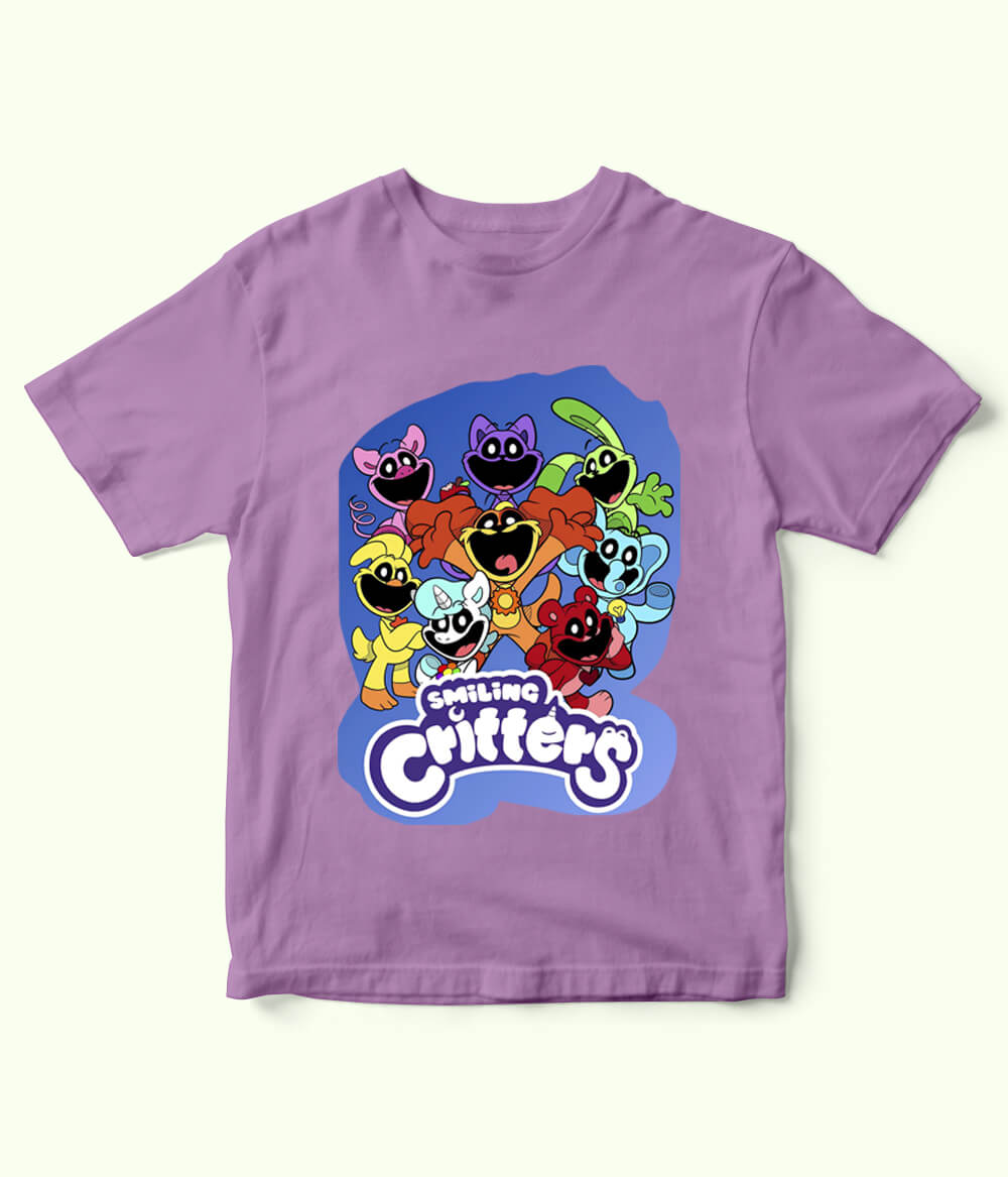Smiling Critters Shirt for Kids