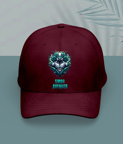 Maroon Smog Avenger Cap