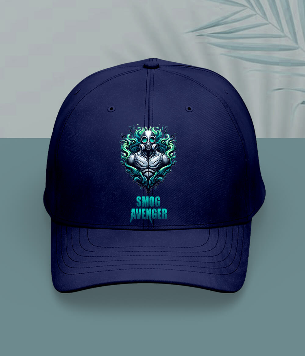 Navy Blue Smog Avenger Cap