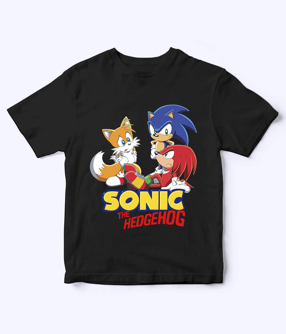 Sonic the Hedgehog Black T-Shirt