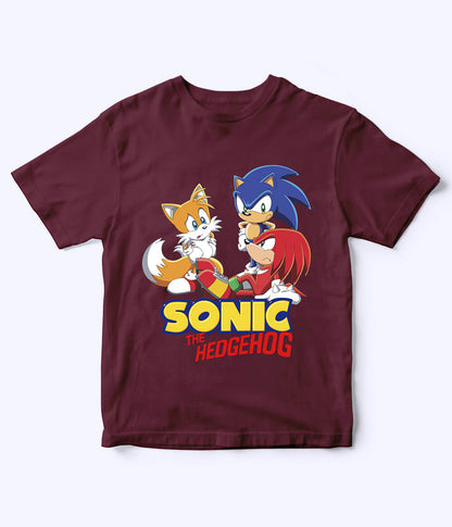 Sonic the Hedgehog Maroon T-Shirt