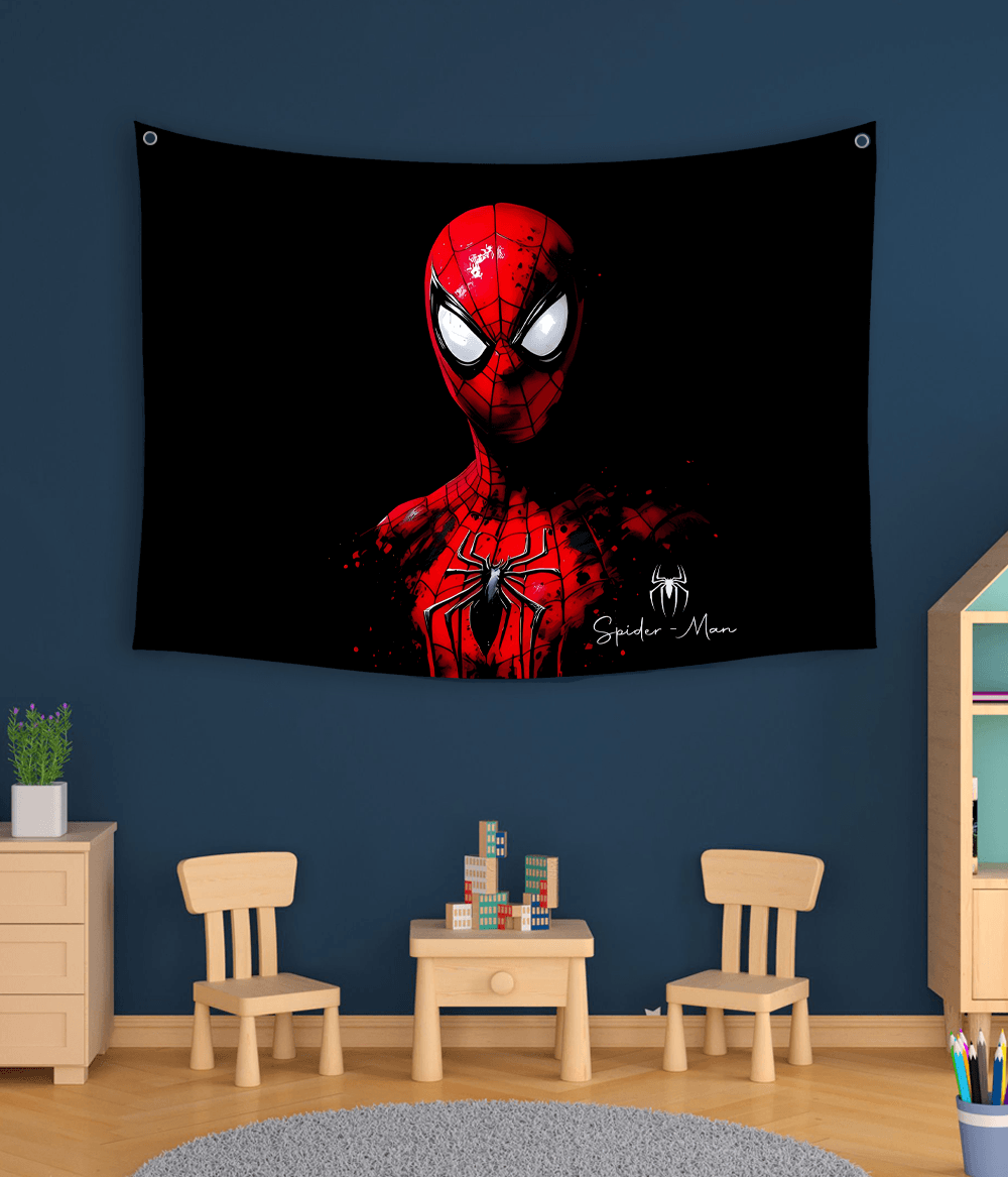 Spider-Man Action Pose Tapestry