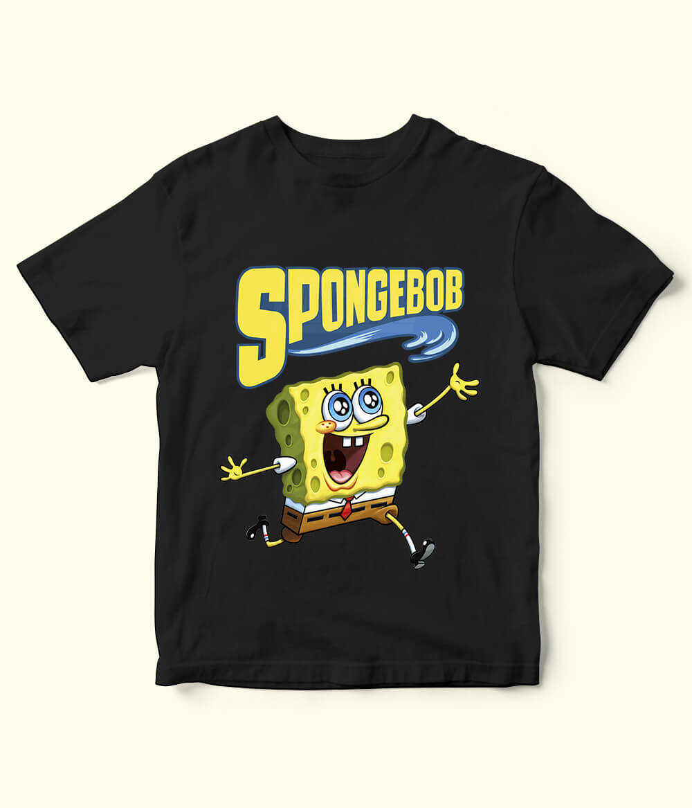 Black SpongeBob  Shirt