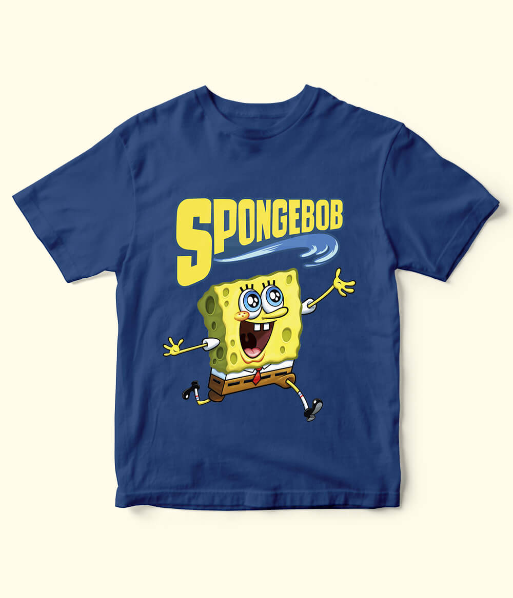 Royal Blue SpongeBob Shirt