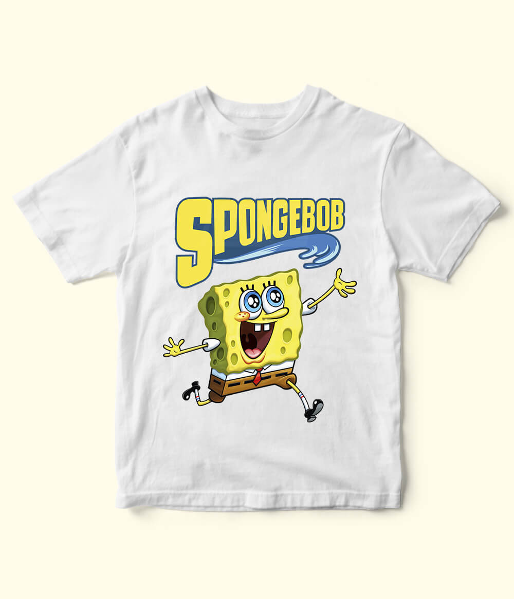 White SpongeBob  Shirt